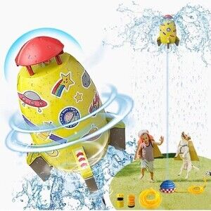 Water Sprinkler Kids Toys Summer Toddler Yellow Game Yard Garden Sprinkler Toy S